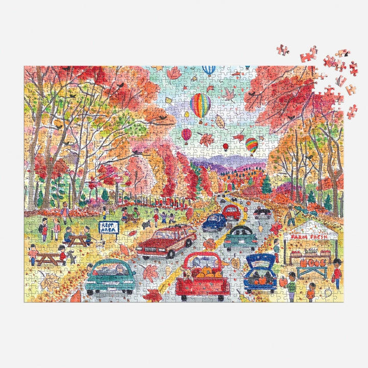 Michael Storrings Leaf Peeping 1000 Piece Puzzle
