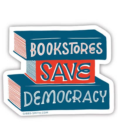 Bookstores Save Democracy Sticker Pack (6)