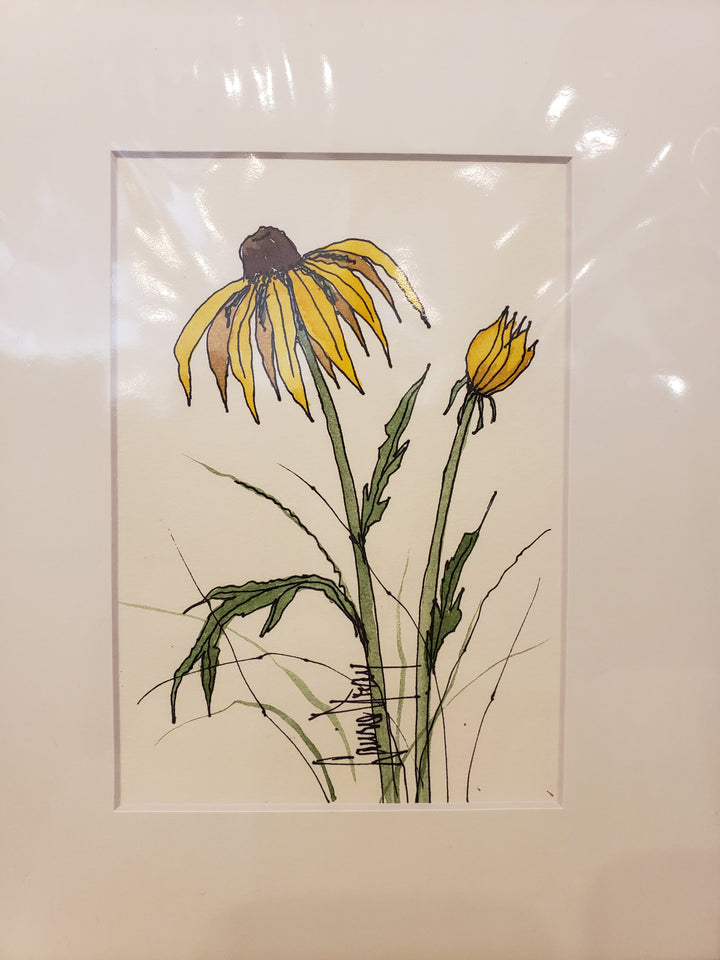 Matted Original Paintings by Laurie Gray