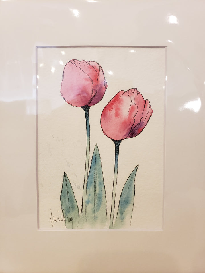 Matted Original Paintings by Laurie Gray