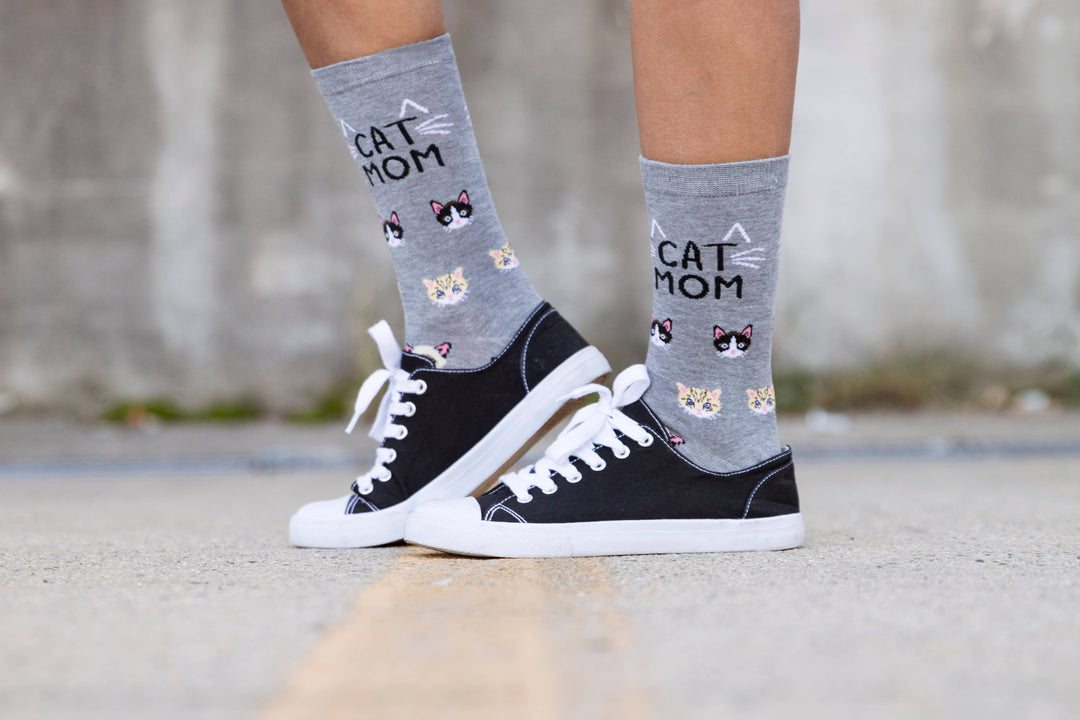 Cat Mom Bamboo Crew