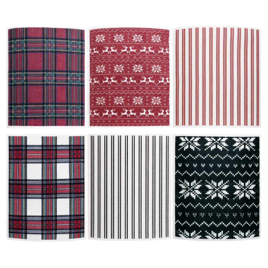 Holiday Pattern Swedish Dishcloths (Various Patterns)