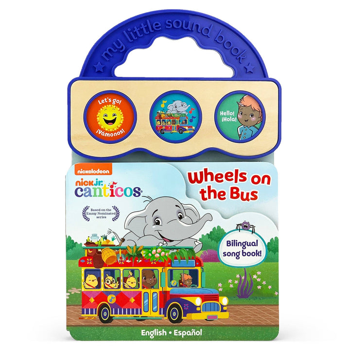 Canticos Wheels on the Bus (Bilingual) 3-Book Sound Book
