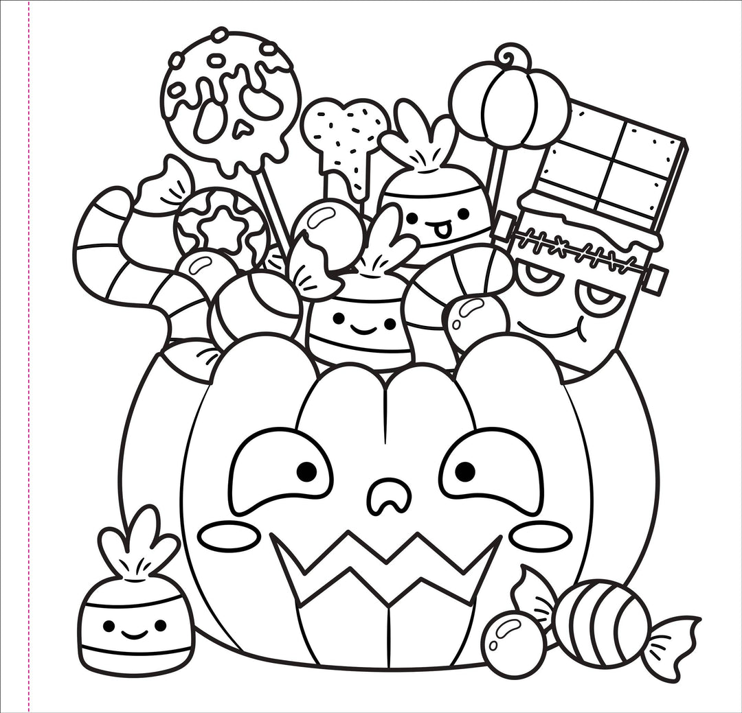 Color Me Spooky Halloween Adult Coloring Book