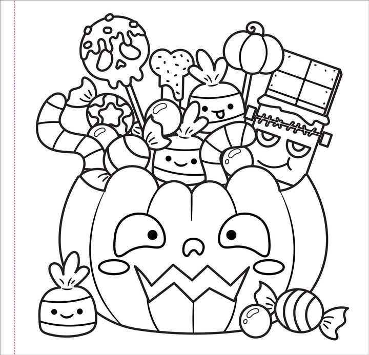 Color Me Spooky Halloween Adult Coloring Book