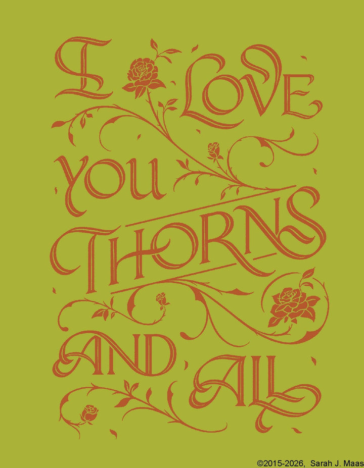 A Court of Thorns and Roses Official Gilded Notecards