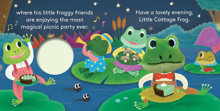 Little Cottage Frog: Finger Puppet Book