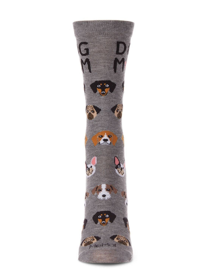 Women's Dog Mom Bamboo Crew Socks