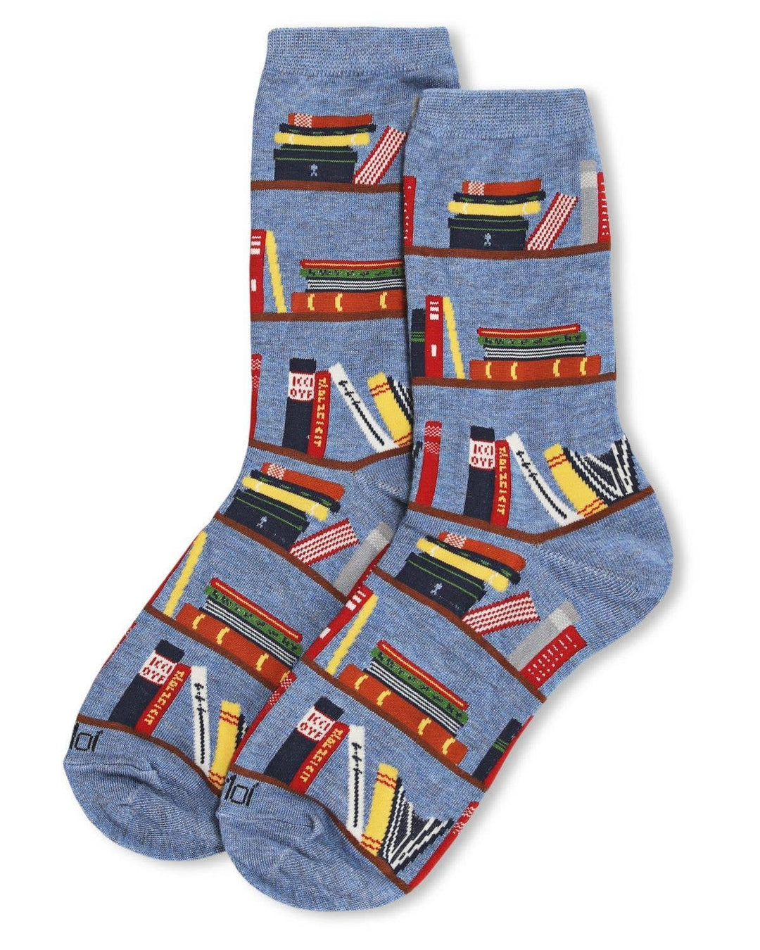 Let's Read Bookshelf Crew Sock