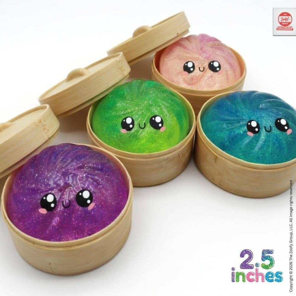Mystery Glitter Dumpling Mini Squishies - 48 pc PDQ (2.5")