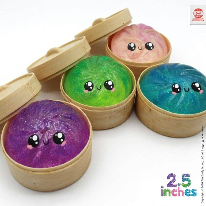 Mystery Glitter Dumpling Mini Squishies - 48 pc PDQ (2.5")