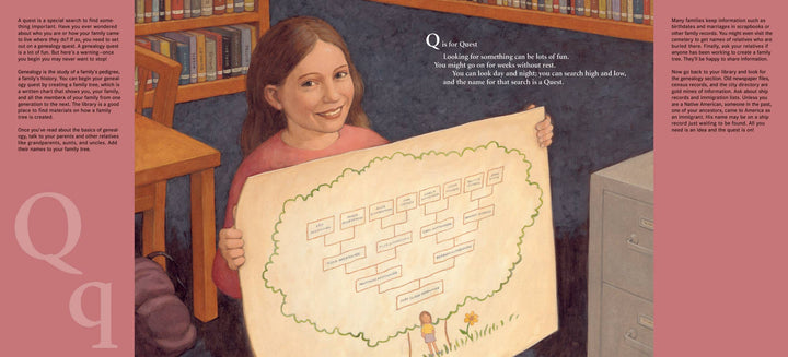 B is for Bookworm: A Library Alphabet Paperback Picture Book