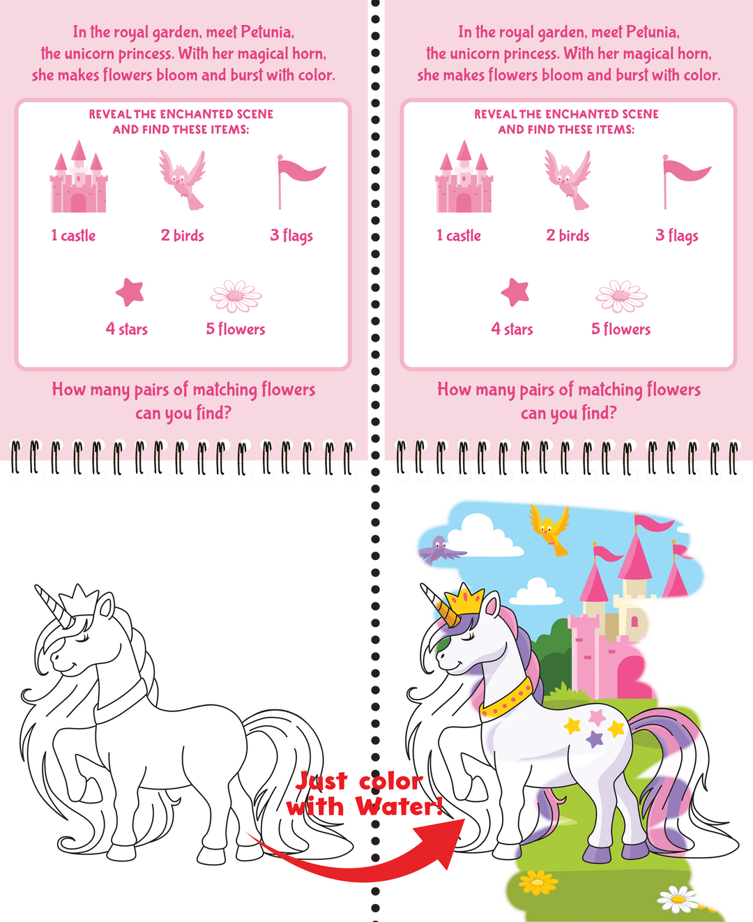 Color With Water - Unicorns