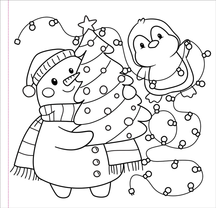Color Me Cozy Christmas Adult Coloring Book