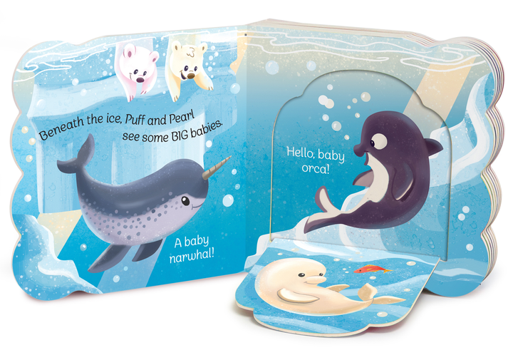 Babies in the Snow Lift-a-Flap Winter-Themed Board Book
