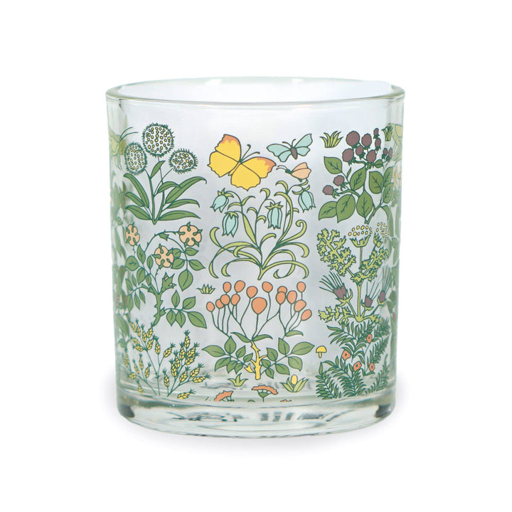 Vintage Botanical Glass Tumbler – Apothecary Garden