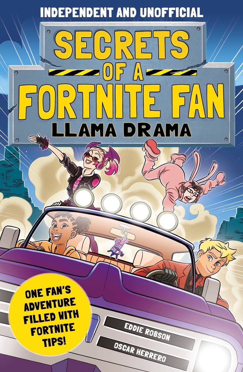 Secrets of a Fortnite Fan: Llama Drama (Paperback) by Eddie Robson, Oscar Herrero
