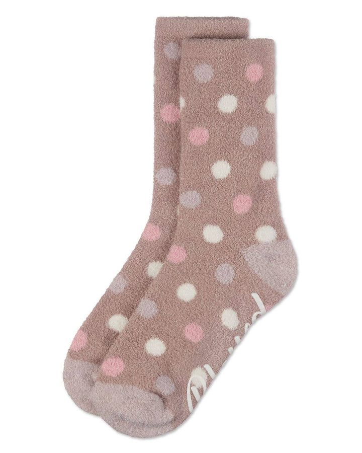 Polka Dot Non-Skid Aloe Infused Crew