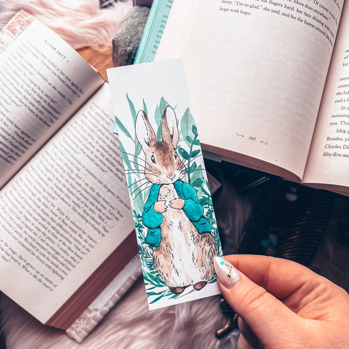 Peter Rabbit Watercolor Bookmark