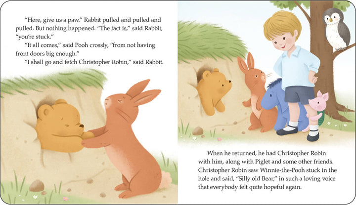 Winnie-the-Pooh Gets Stuck - Classic Board Book