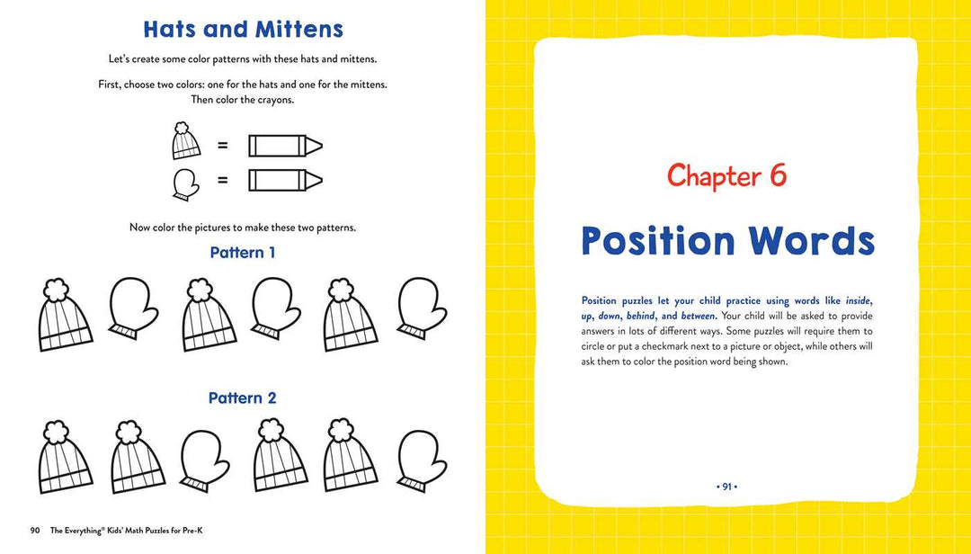 Everything Kids' Math Puzzles for Pre-K by Hannah Whately