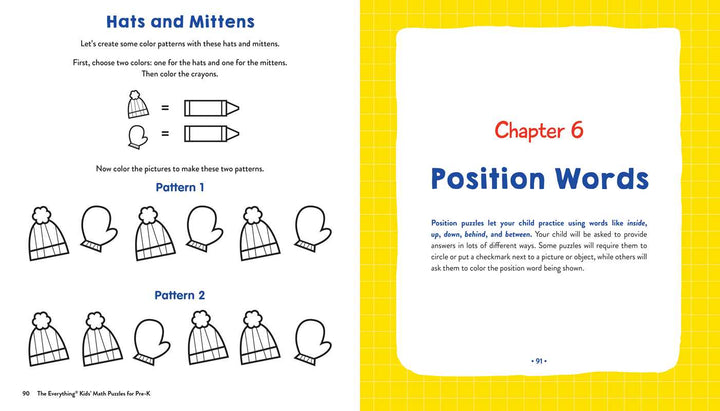 Everything Kids' Math Puzzles for Pre-K by Hannah Whately