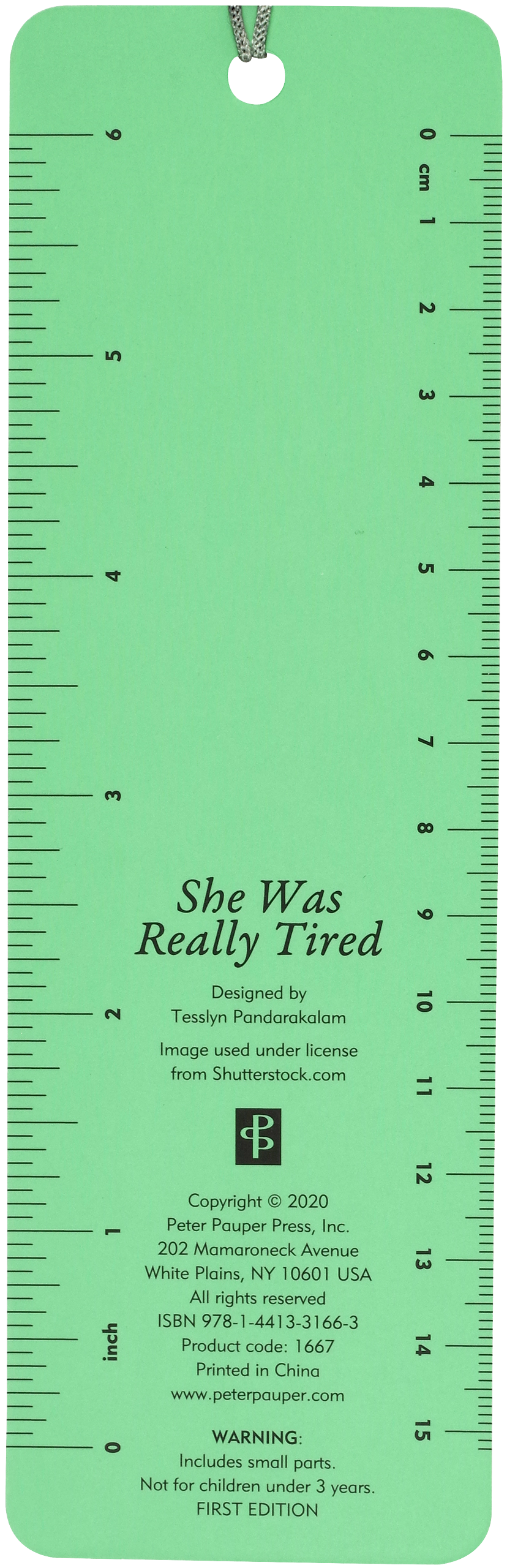 She Believed She Could, but She Was Tired Beaded Bookmark