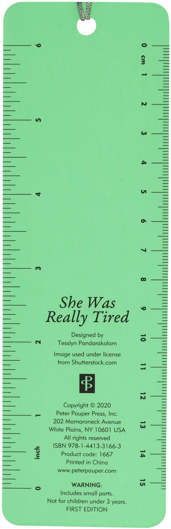 She Believed She Could, but She Was Tired Beaded Bookmark