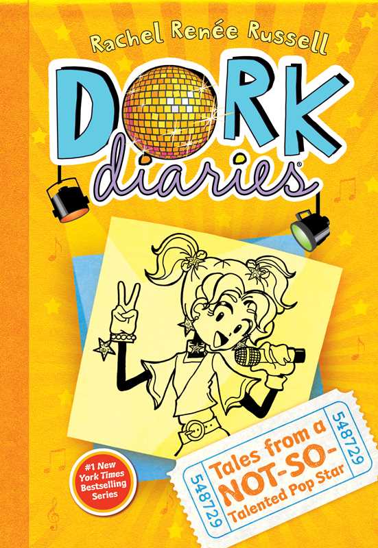 Dork Diaries: Tales From A Not-So-Talented Pop Star (#3, Hardcover) by Rachel Renée Russell