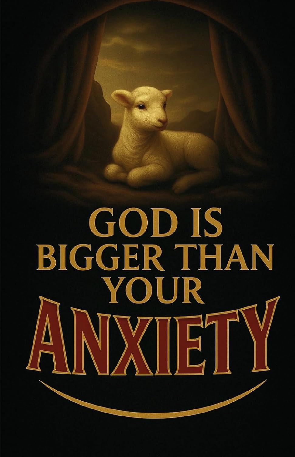 God Is Bigger Than Your Anxiety (paperback) by Eden James