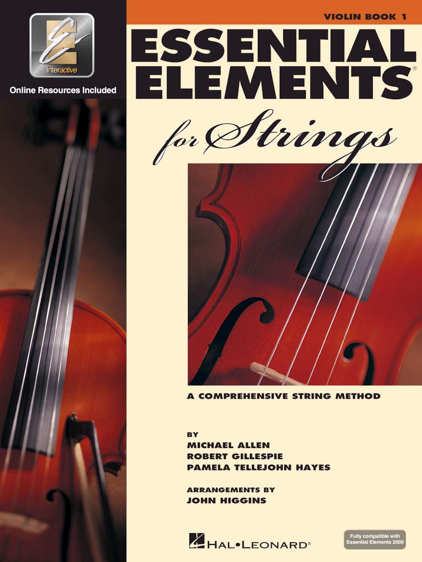 Essential Elements for Strings – Violin Book 1 with EEi Online Resources | Violin Method Book and Sheet Music for Students and Teachers | Comprehensive String Method by Robert Gillespie