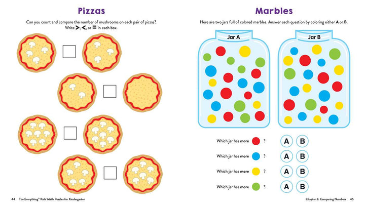 Everything Kids' Math Puzzles for Kindergarten by Hannah Whately