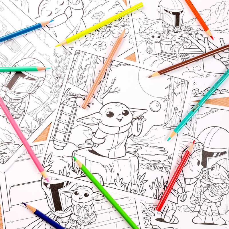 Star Wars The Mandalorian: Grogu Cozy Coloring by Editors of Thunder Bay Press