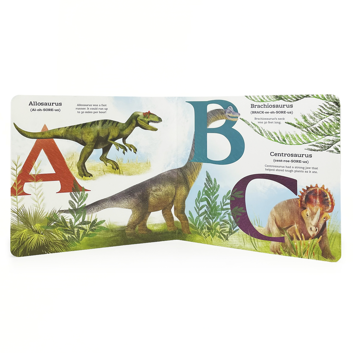 ABC of Dinosaurs: A Powerfully Prehistoric Alphabet Book