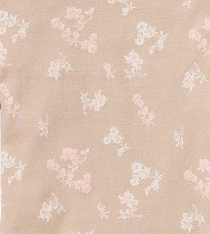 Whimsical Floral Organic Knit Terry Towels Set of 2