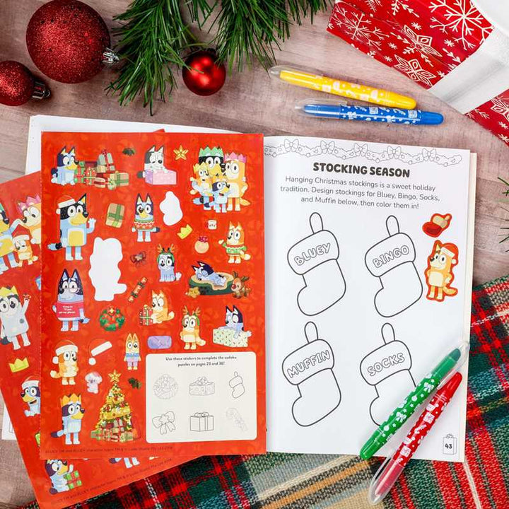 Bluey Colortivity: Hooray Christmas! by Delaney Foerster