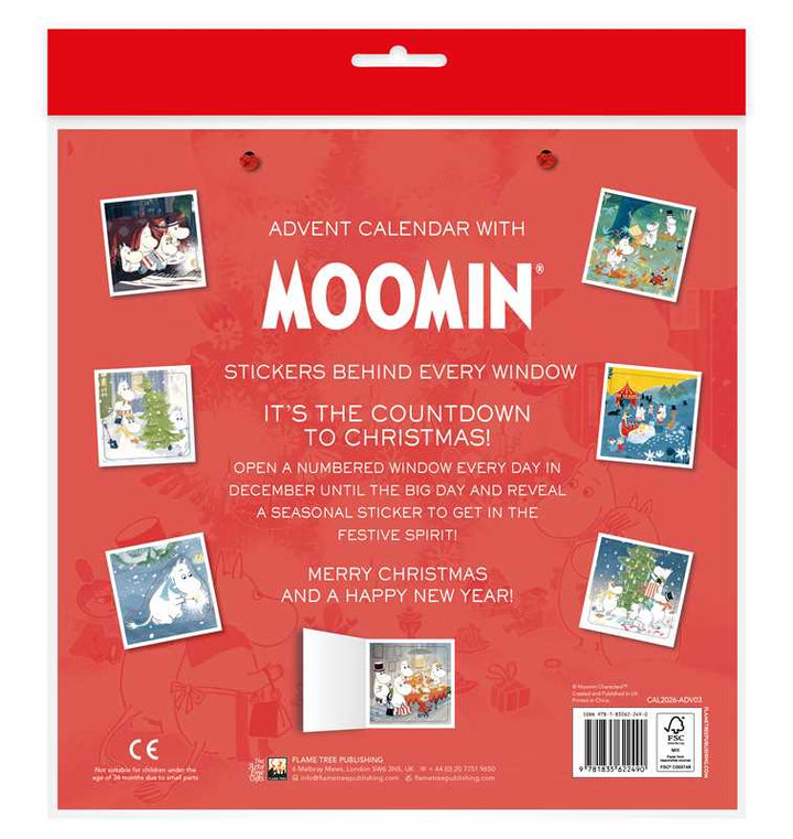 Moomin: Christmas Comes to Moominvalley Advent Calendar (with stickers) by