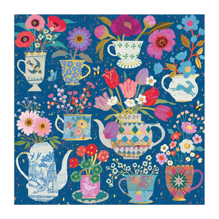 Victoria Ball Potted Teacups 500 Piece Foil Puzzle