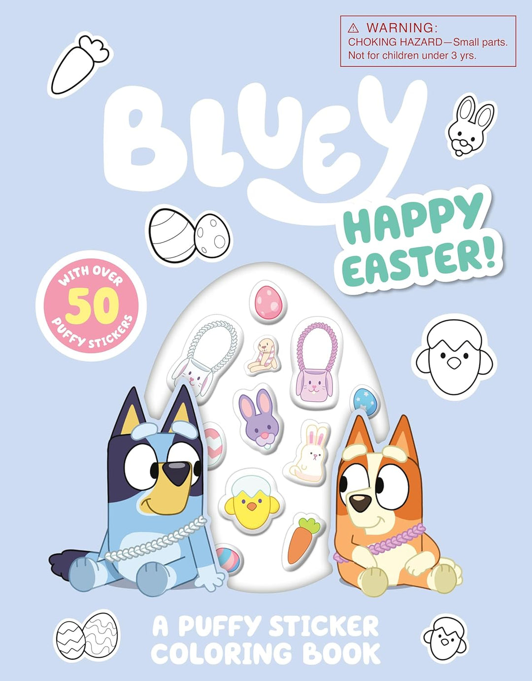 Bluey Happy Easter (Coloring Book & Stickers)