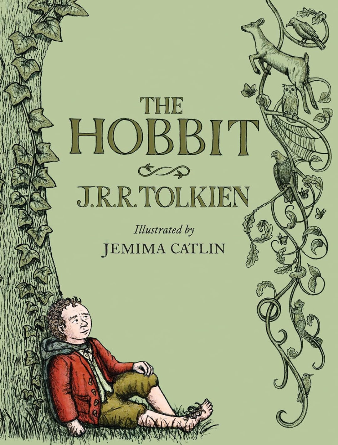 The Hobbit by J.R.R. Tolkien, Illustrated by Jemima Catlin (Clothbound Hardcover)