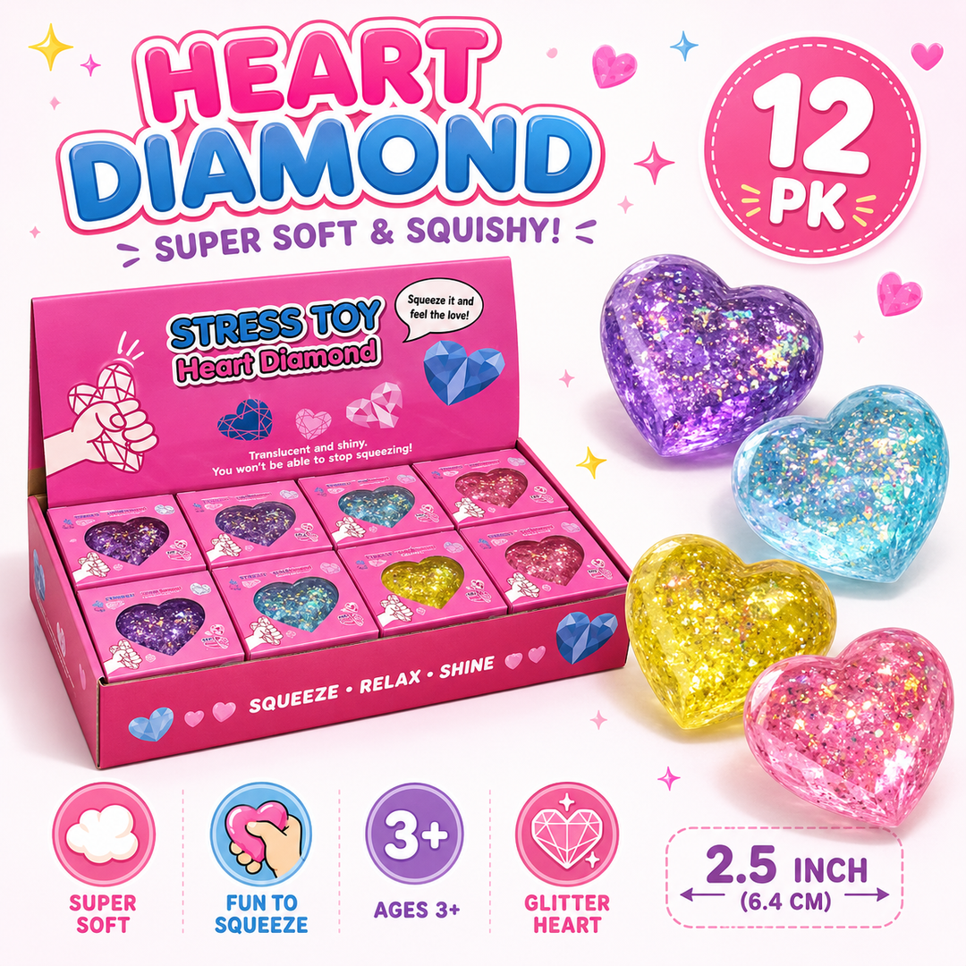 Heart Diamond Squishy Toy