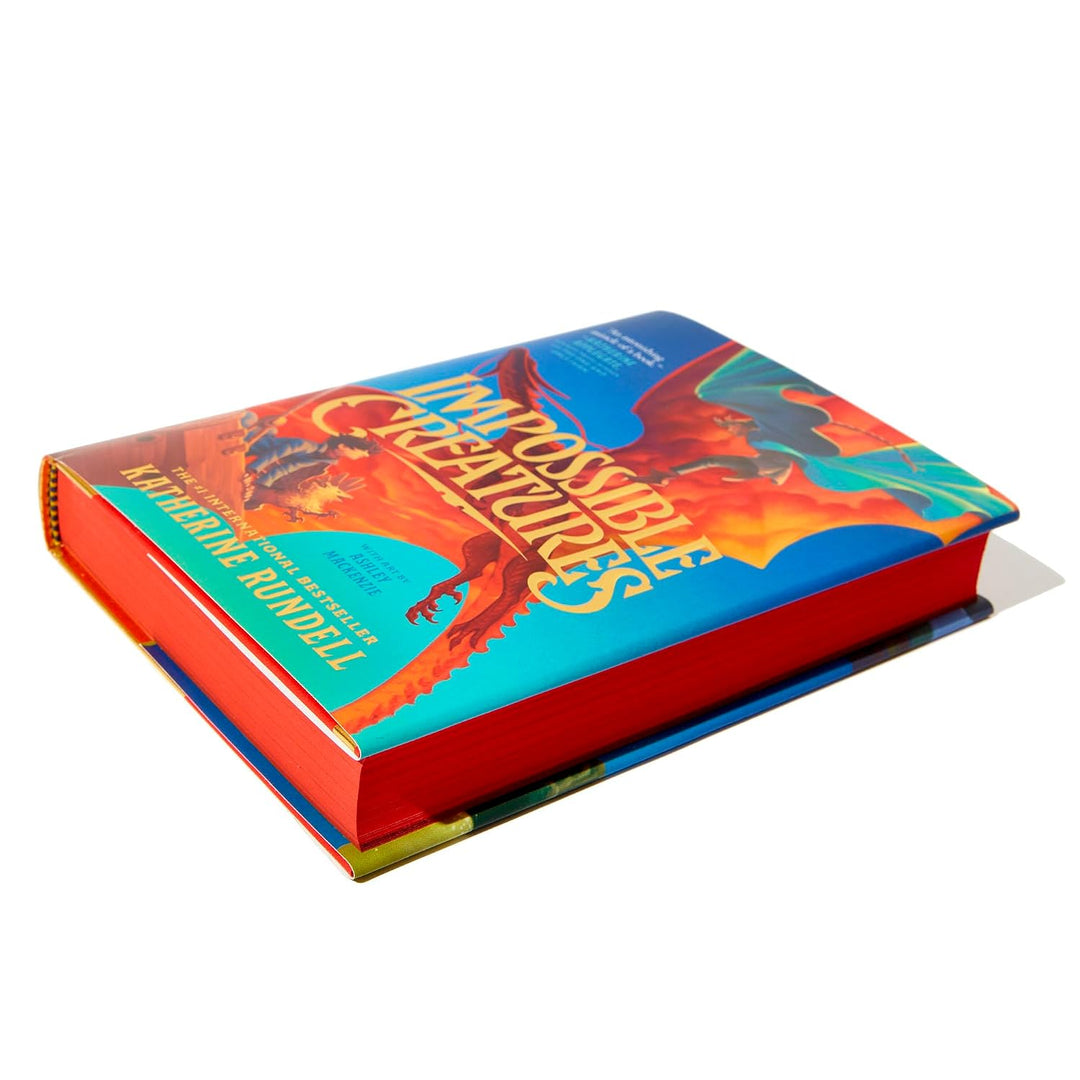 Impossible Creatures by Katherine Rundell (Sprayed Edges Hardcover)