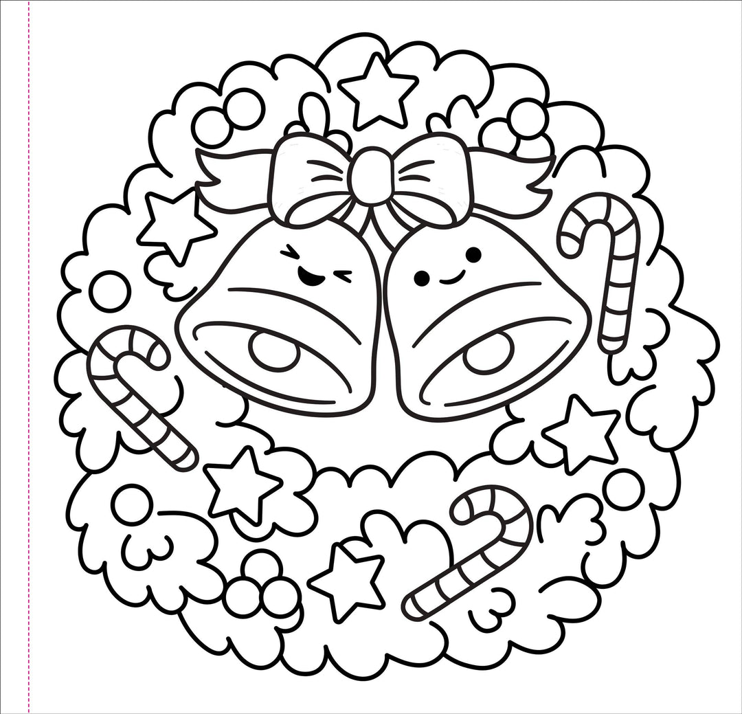 Color Me Cozy Christmas Adult Coloring Book