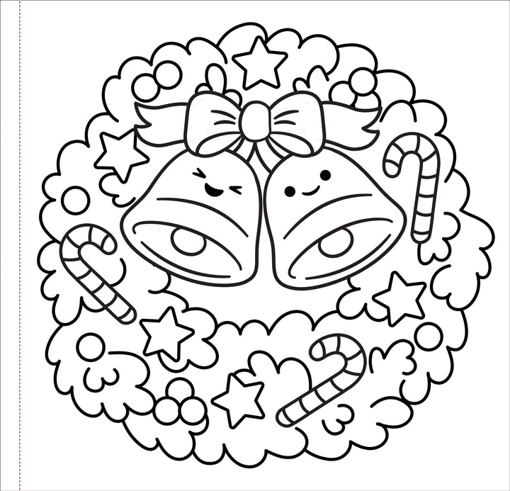 Color Me Cozy Christmas Adult Coloring Book