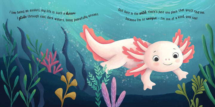 I Love Being an Axolotl: Padded Board Book by Em Bruce