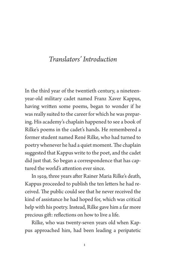 Letters To Young Poet