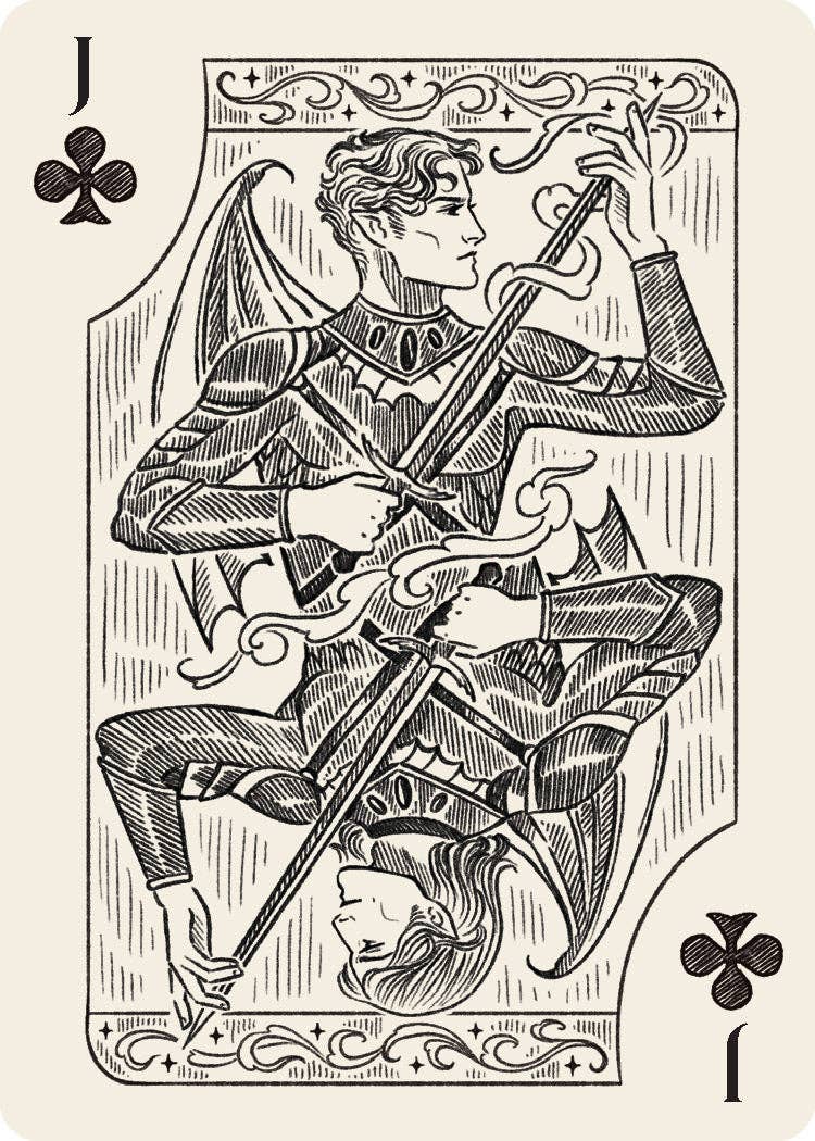 A Court of Thorns and Roses Official Playing Card Set (Night Court Inner Circle)