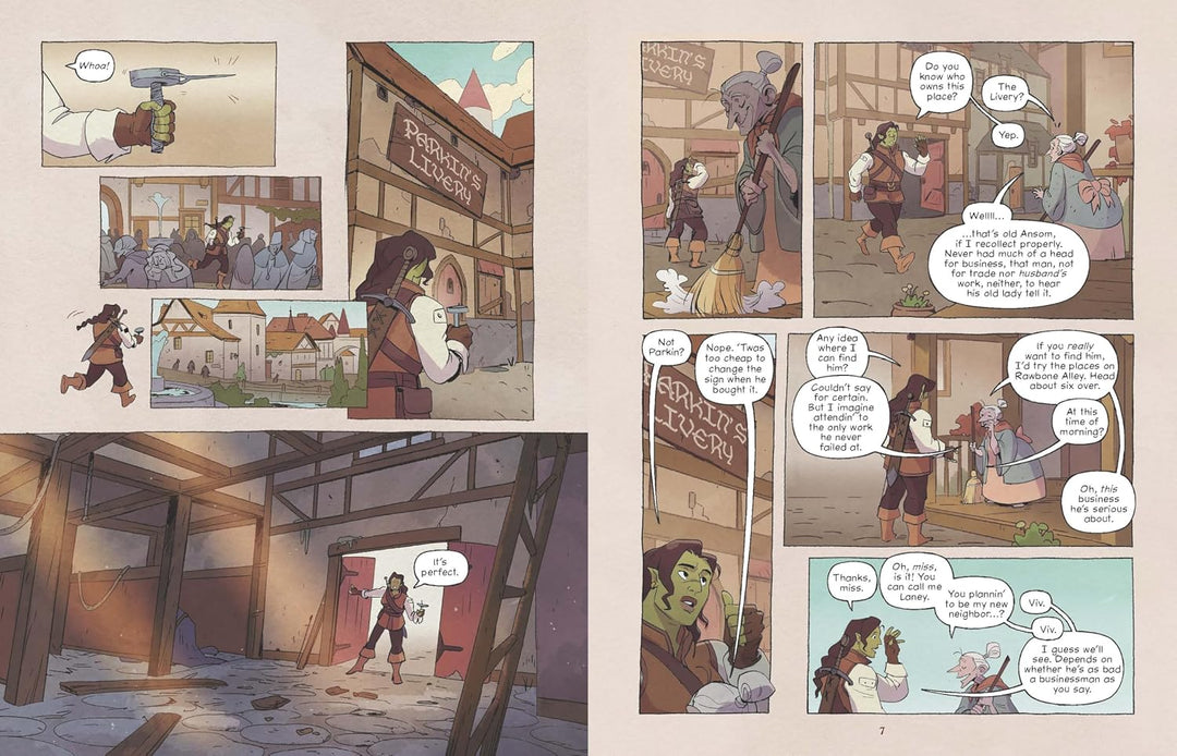 Legends and Lattes (Graphic Novel) by Travis Baldree (hardcover)