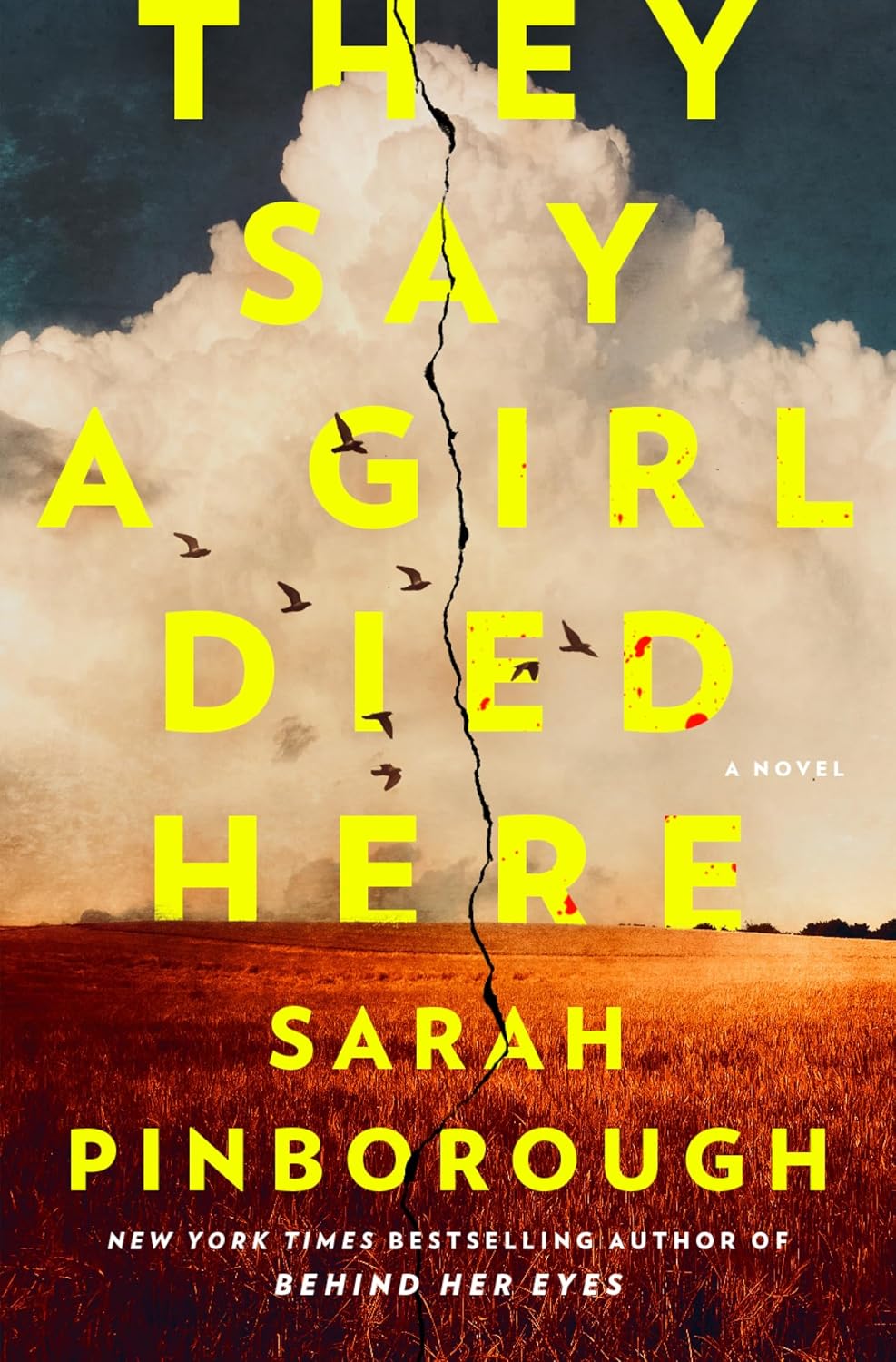 They Say a Girl Died Here (hardcover) by Sarah Pinborough