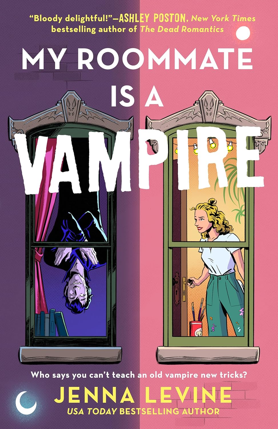 My Roommate is a Vampire (paperback) by Jenna Levine